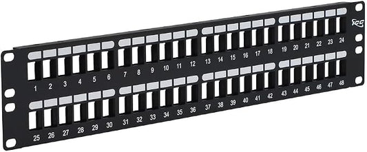 ICC 48 Port Blank Keystone 2U Patch Panel by ICC