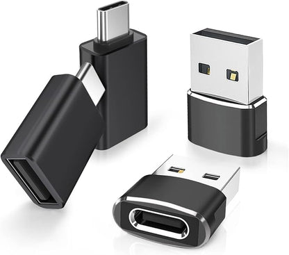 Elebase 4Pack USB to USB C Adapter by Elebase