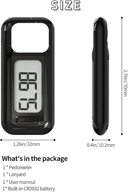 Simple 3D Step Counter, Walking Pedometer, Steps Tracker - Image 7