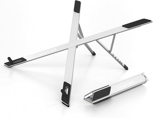 Junfire Foldable Laptop Stand for 17.3 inch, Aluminum Stable Ergonomic Laptop by Junfire