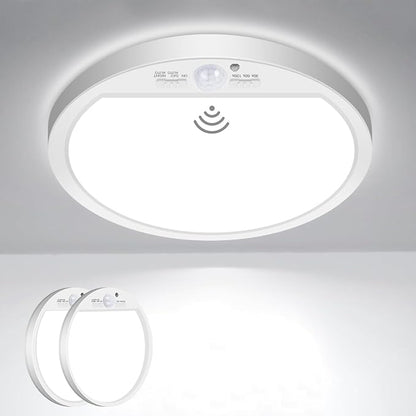 slochi 2Pack Motion Sensor Light Indoor Wired, 8.7 Inch 3000K/4000K/6500K by CeilingLights