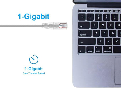 Monoprice Cat6 14ft Gray Component Level Patch Cable UTP 28AWG 550MHz Pure Bare - Image 5