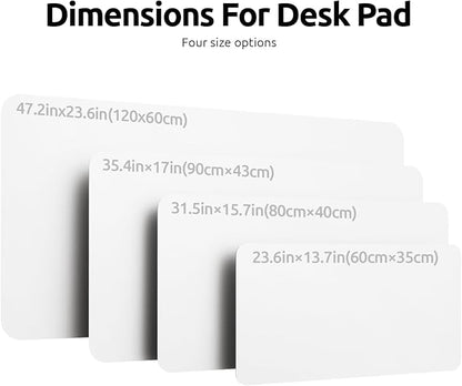YSAGi Leather Desk Protector, Office Mat, Large Mouse Mat, Non-Slip PU Leather - Image 8