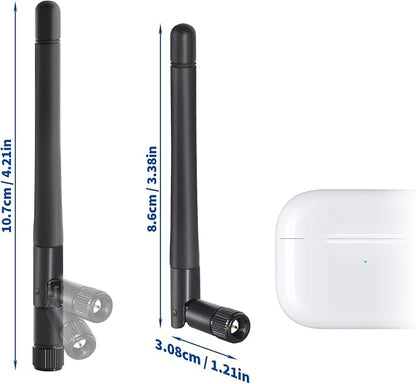Bingfu Dual Band WiFi Antenna 3dBi SMA Male Antenna - Image 2
