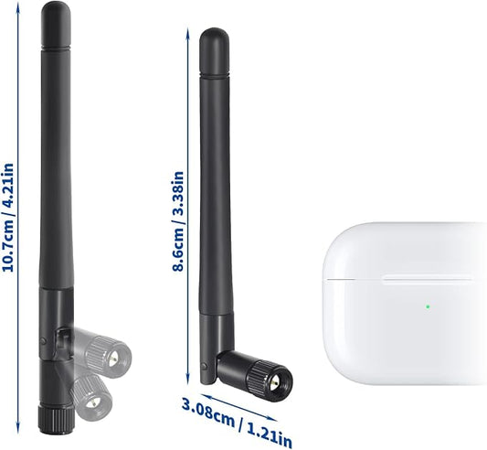 Bingfu Dual Band WiFi Antenna 3dBi SMA Male Antenna - Image 2