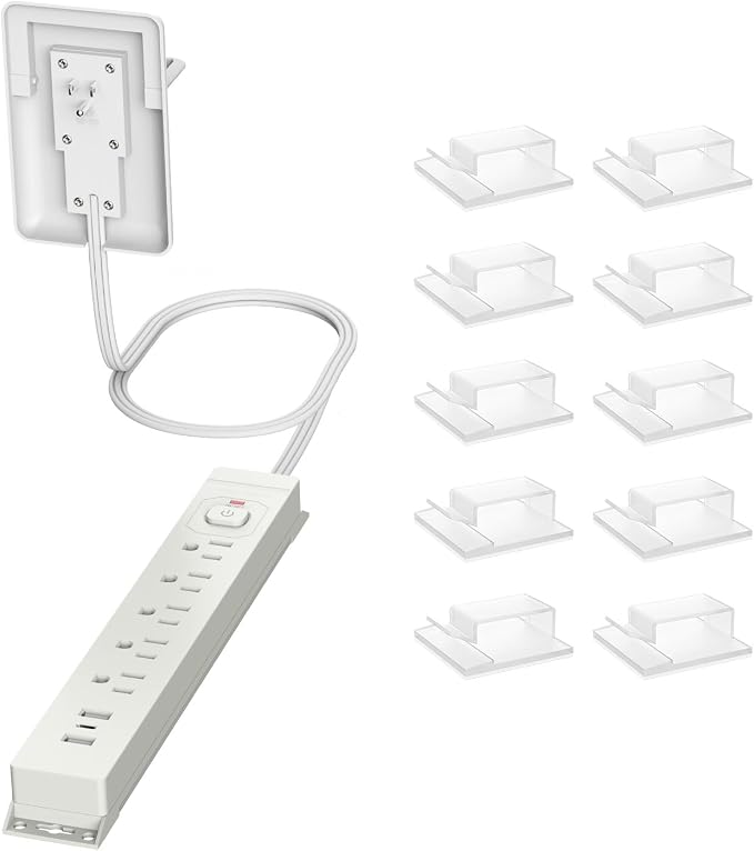 6FT Ultra-Thin Flat Plug Power Strip - Image 6