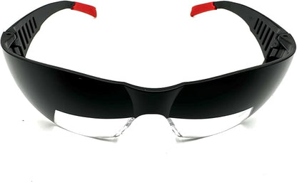 Flaperon Black Fog Foggles for Pilot Training, Adjustable Band, Embossed Hard by Unknown