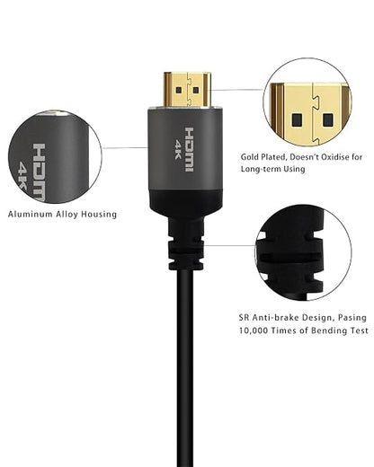 20 ft HDMI Cable 4K, High Speed Long HDMI Cables Support 4K 60Hz 2K 1080p 3D ARC - Image 3