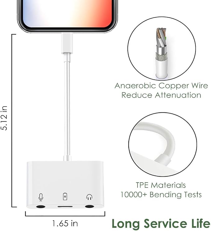 Microphone & 3.5mm Headphone Adapter - Image 6