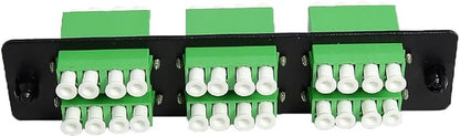 RiteAV LGX Footprint Fiber Optic Cable LC Adapter Patch Panel 6 Ports Loaded - Image 3