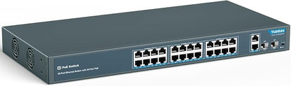 YuanLey 24 Port PoE Switch by YuanLey