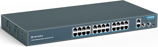 YuanLey 24 Port PoE Switch by YuanLey