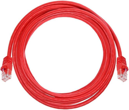 Monoprice Cat5e 14ft Red Patch Cable UTP 24AWG 350MHz Pure Bare Copper Snagless - Image 4