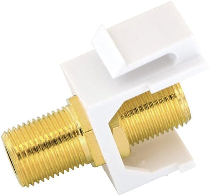 VCE Coax Keystone Jack Insert 3GHz Coaxial Cable Connector, F-Type RG6 Cable - Image 4