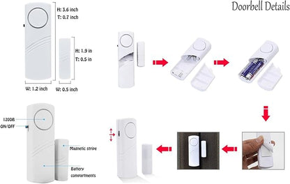 Door Window Alarm, 90DB Door Alarms - Image 7