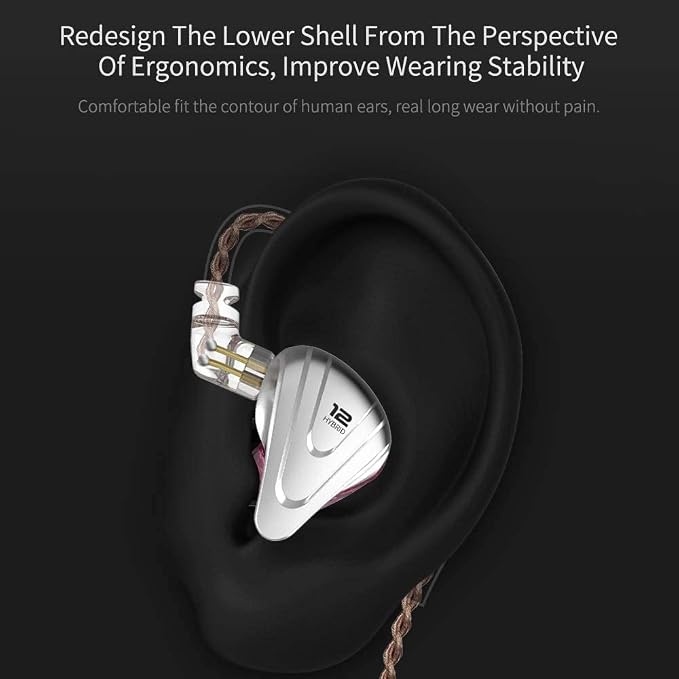 KZ ZSX in Ear Headphone Monitor, Hybrid HiFi Earphone - Image 4