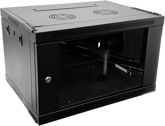 Aeons 6U FlexFrame Folding Wall Mount Server Cabinet 19-inch Fold-Out Rack by AEONS