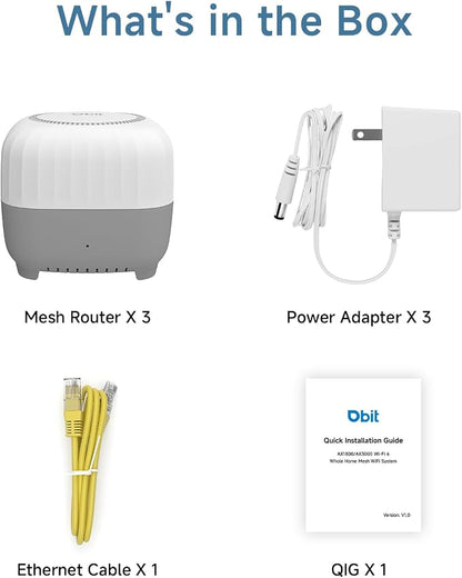 DBIT AC1200 Whole Home Mesh WiFi System, Covers up to 6, 000 Sq Ft, Dual-Band - Image 9
