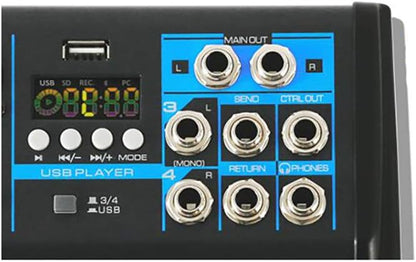 Pyle Professional Audio Mixer Sound Board Console System - Image 4