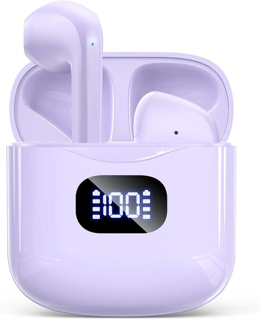 Wireless Earbuds Bluetooth 5.3 Ear Buds, IPX7 Waterproof in-Ear Earphones by KTGEE