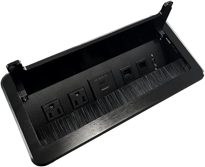 ZESHAN Cable Cubby Conference Table Power Box by ZESHAN