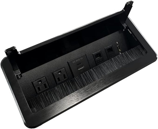 ZESHAN Cable Cubby Conference Table Power Box by ZESHAN