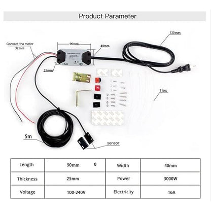 EVERSECU Tuya Smart WiFi Switch Garage Door Opener Controller Compatible - Image 8