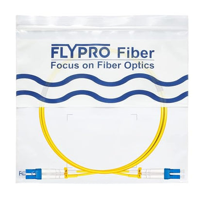 FLYPROFiber- 0.5M OS2 LC to LC Fiber Patch Cable | Length Option: 0.2m-300m | - Image 7