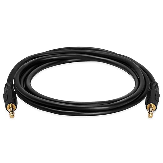 Cmple - 3.5mm Aux Audio Cable Stereo 6 ft AUX Cable Male to Male Speaker Cable by Cmple