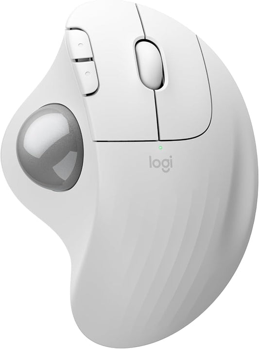 Logitech Ergo M575S Wireless Trackball Mouse, Wireless Ergonomic Mouse by Logitech
