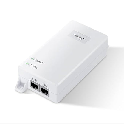 Gigabit PoE++ Injector 60W IEEE802.3bt/at/af Compliant, Supplies 15.4W or 30W by PROCETPOESystem