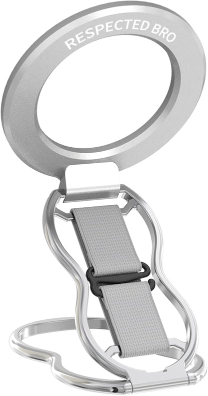 RESPECTED-BRO-Magnetic-Phone-Grip-Stand-with-Finger-Strap, 4-in-1 Magnetic Ring - Image 9