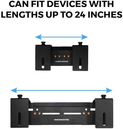 HumanCentric Adjustable Device Wall Mount, Cable Box and Modem Bracket - Image 6