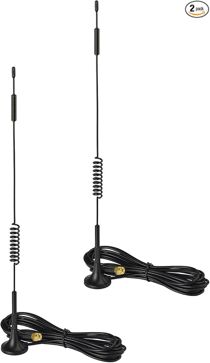 Superbat 4G LTE Antenna 7dBi Magnetic SMA Male Cellular Antenna 2-Pack by SUPERBAT