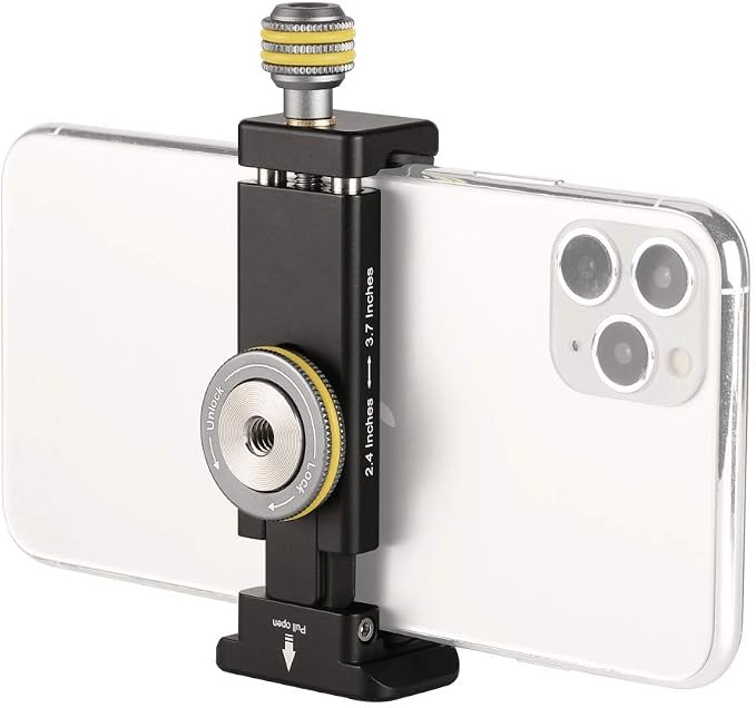 Phone Mount for Tripod, Smartphone Tripod Adapter for iPhone Samsung Cell Phone by FAYEEGIN