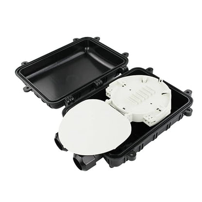 Outdoor Rated Fiber Optic Splice Enclosure | Waterproof | Black Stainless Steel - Image 5