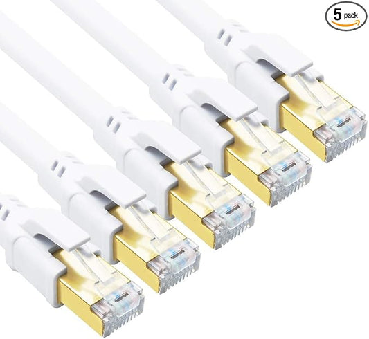Yauhody CAT 8 Ethernet Cable, 6ft Ultra High Speed 40Gbps 2000MHz SFTP CAT8 by Yauhody
