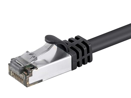Monoprice Cat8 3ft Black Patch Cable Double Shielded 26AWG 2GHz 40G Pure Bare - Image 4