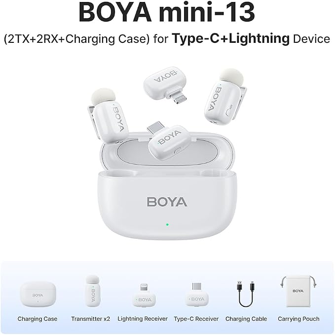 BOYA mini Wireless Microphone for iPhone/Android/PC/Tablets - Image 5