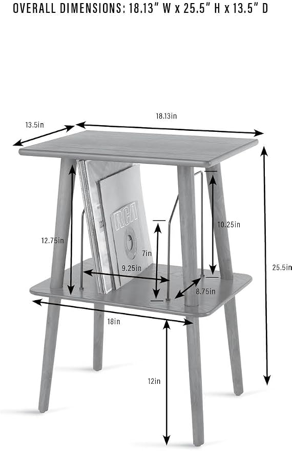 Crosley Manchester Record Player Stand, Media Console - Image 6