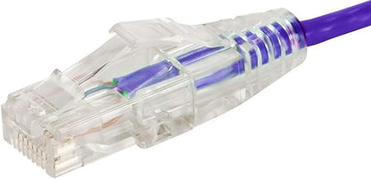 Monoprice Cat6 7ft Purple Component Level Patch Cable UTP 28AWG 550MHz Pure - Image 3