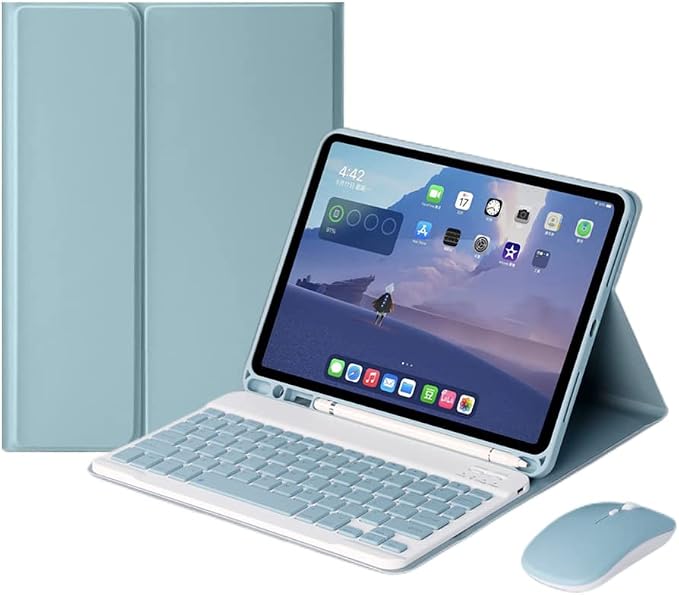 AnMengXinLing Keyboard Case for iPad Air 13 Inch/Pro 12.9 6th/5th/4th Generation by AnMengXinLing