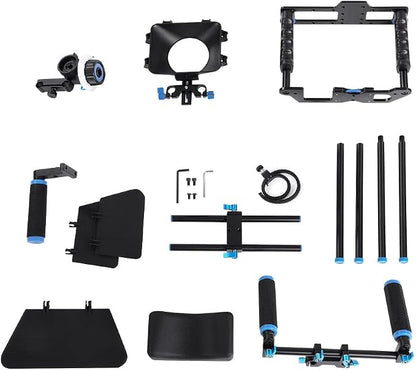 Shoulder Rig Stabilizer Kit, Aluminum Alloy Camera Stabilizer Cage - Image 2