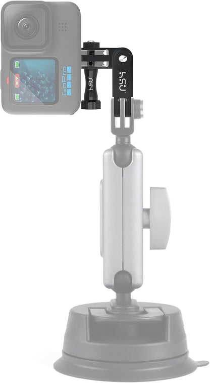 HSU Aluminum Alloy Metal Adjust Arm Straight Joints Mount, Long and Short - Image 6