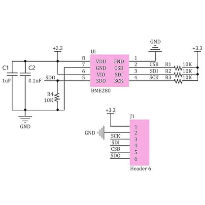 BME280 Sensor Module with Jumper Wires, 3-in-1 Temperature Humidity Barometric - Image 7