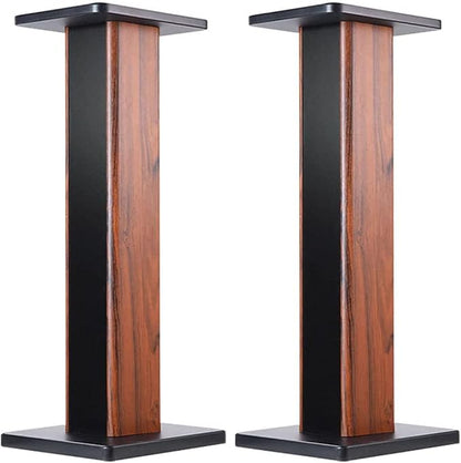 Speaker Stands Wood Grain Universal Floor Speaker Stands 24 Inch Floor Stand by bimiti