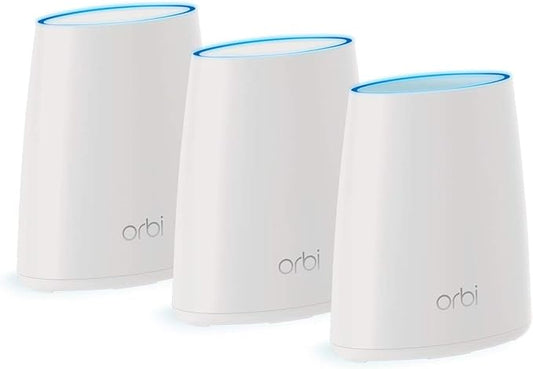 NETGEAR Orbi Whole Home Mesh WiFi System – 3 Pack Router RBK43-200NAR by Amazon+Renewed