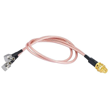 RP SMA Female to Dual TS9 Male Right Angle Connector RF Coax Cable 50 Ohm Low - Image 2