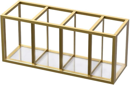 NIUBEE Acrylic Pen Holder 4 Compartments by NIUBEE