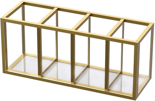 NIUBEE Acrylic Pen Holder 4 Compartments by NIUBEE